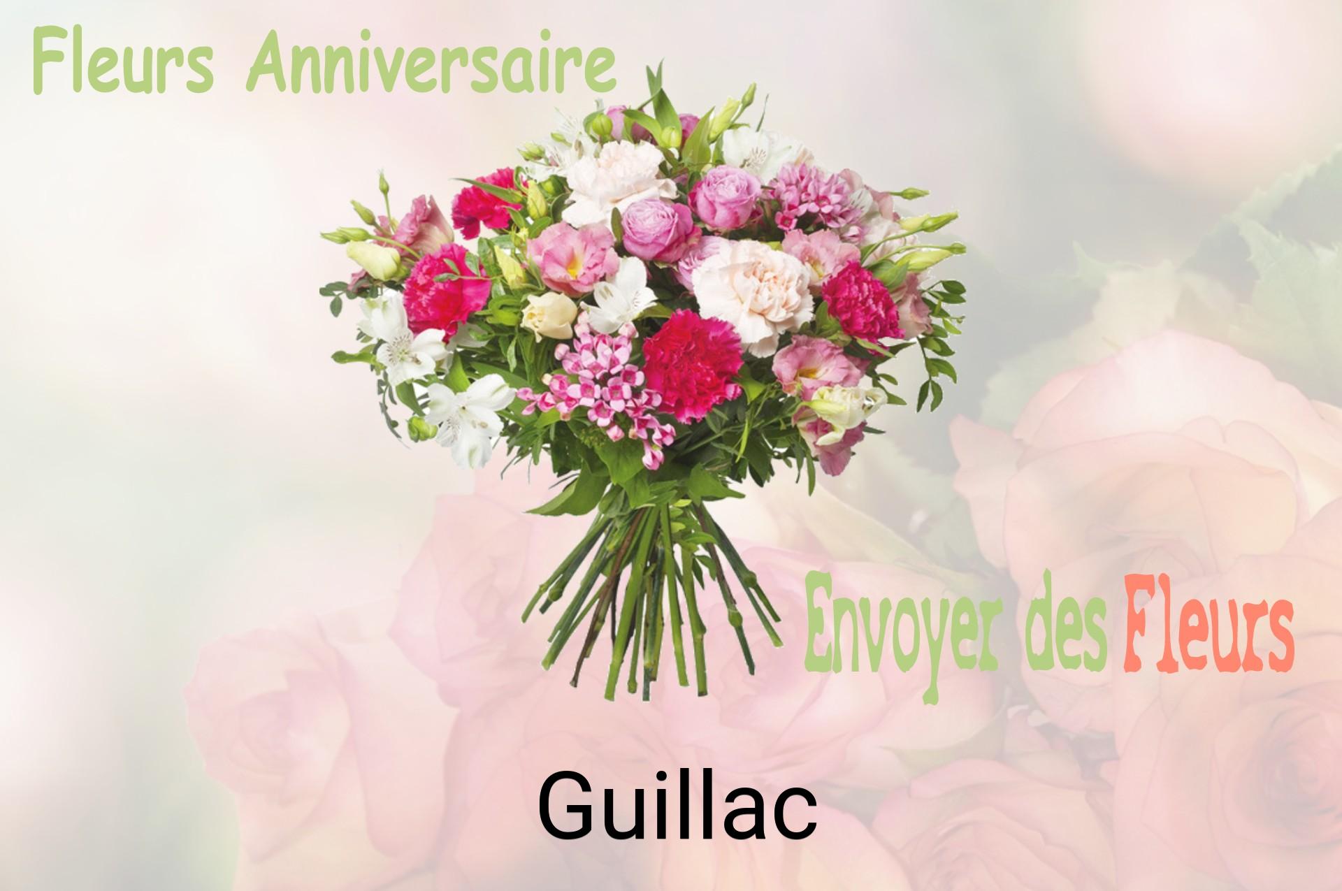 Bouquet de fleurs d’anniversaire livré à Guillac