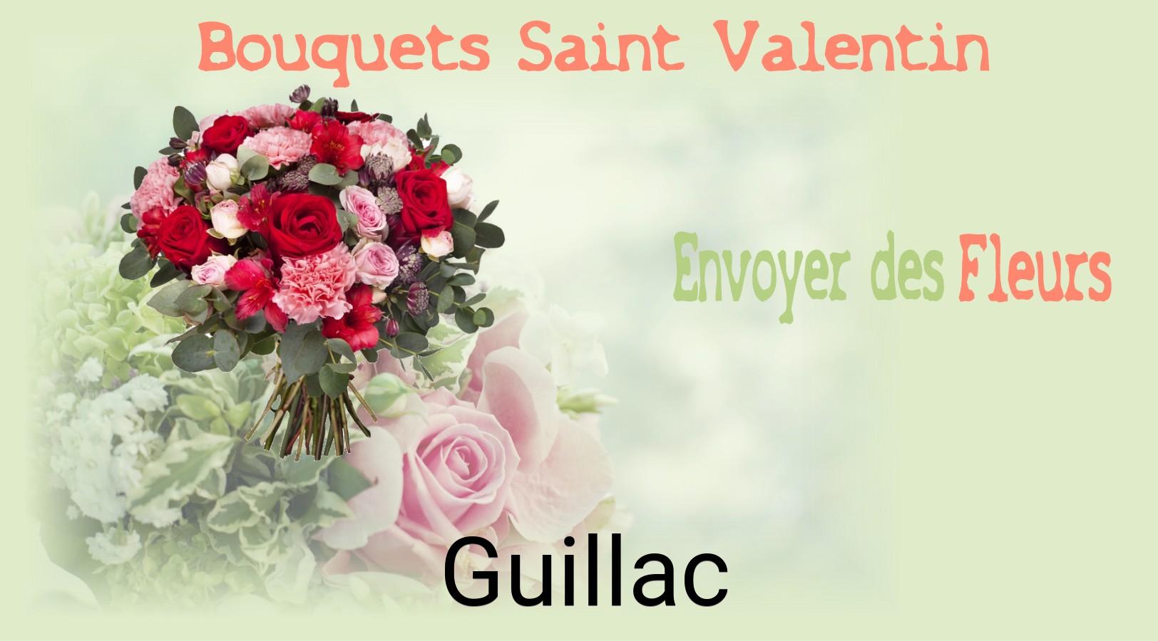 Roses de Saint-Valentin livrées à Guillac